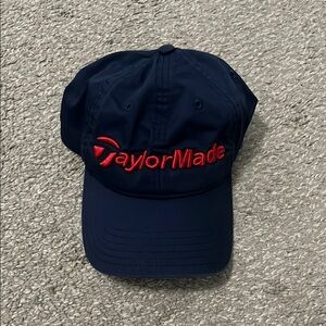 TaylorMade Dark Blue Cap with Red Embroidery